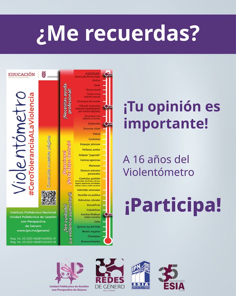 Violentómetro Encuesta 16 Aniversario 