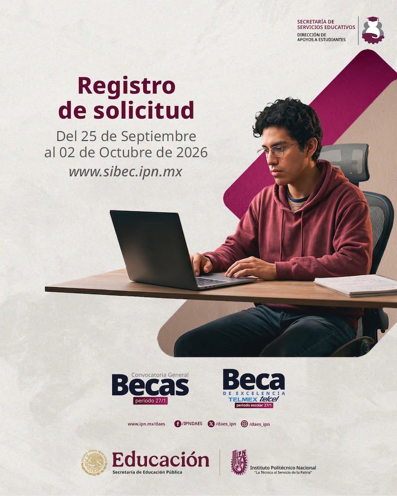 SiBec registro para solicitud de Beca