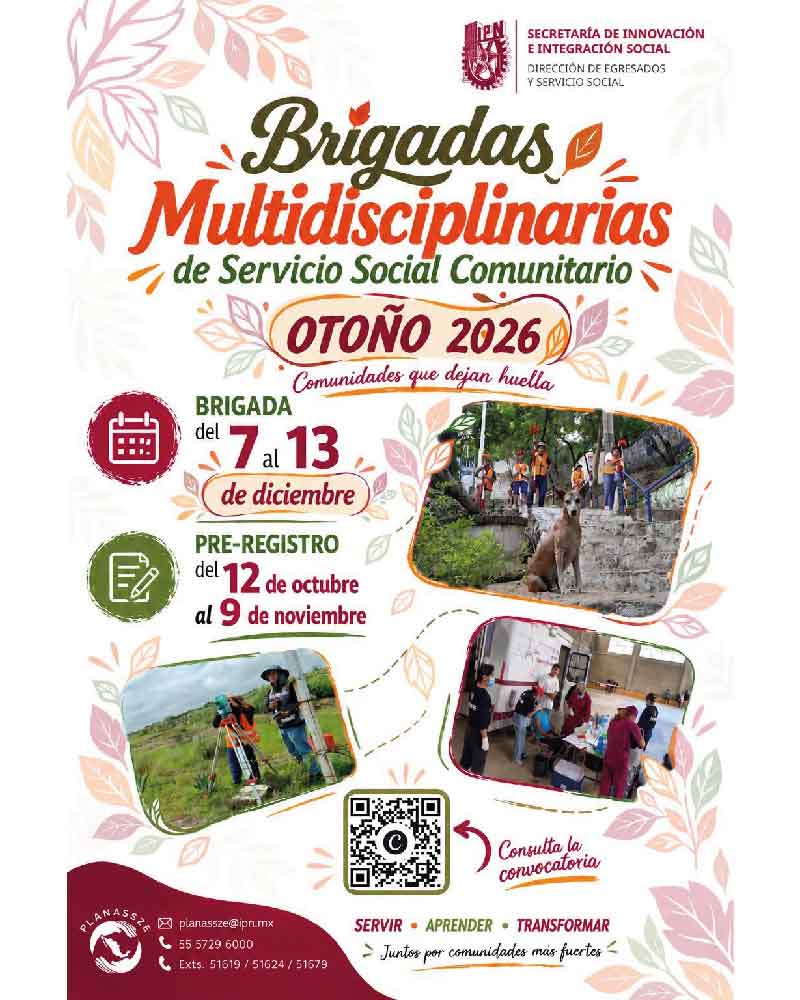 Convocatoria Brigadas de Servicio Social 2026
