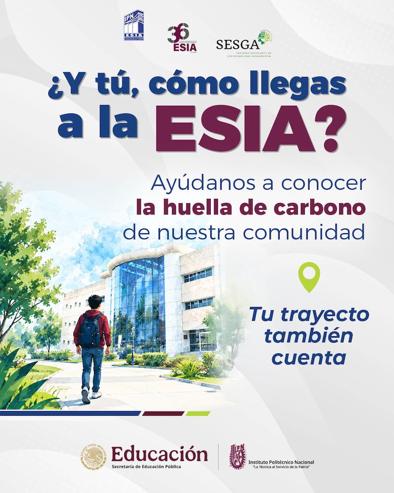 Huella de carbono de ESIA Ticomán
