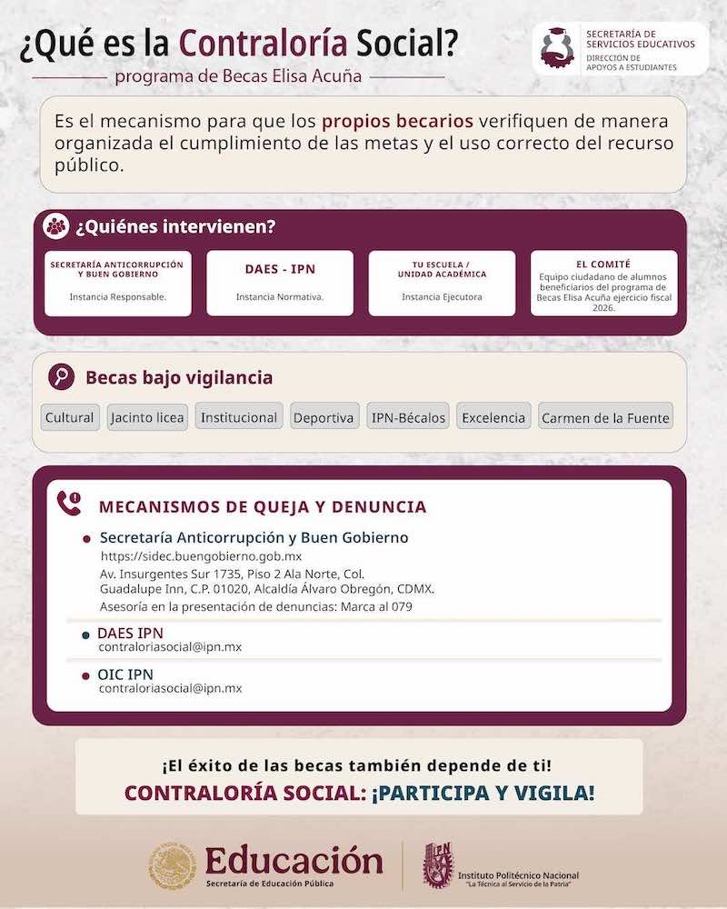 Contraloría Social 2026