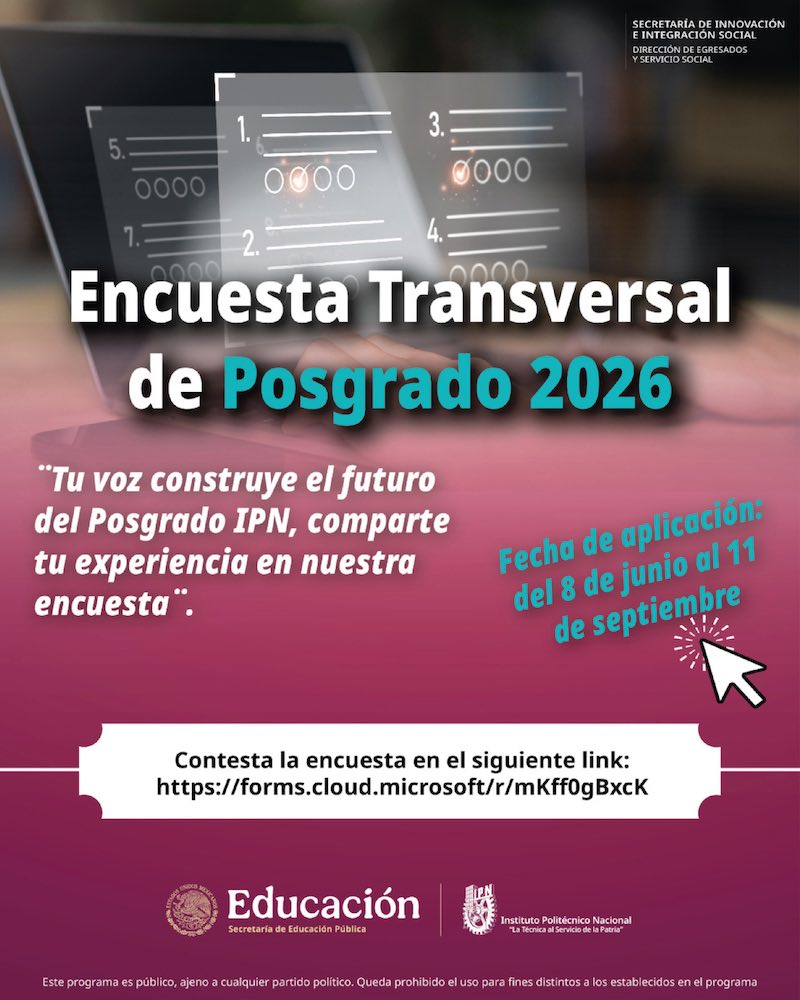 encuesta transversal de posgrado