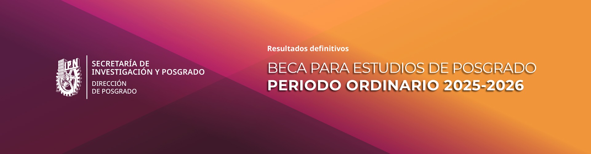 BECAS PARA EL ESTUDIO DE POSGRADO 2025-2026